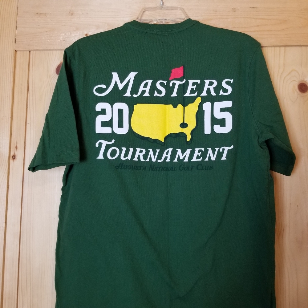 Masters Augusta 2015 Golf Masters National Green Short Sleeve T-Shirt NWOT